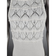 Load image into Gallery viewer, REBECCA TAYLOR Crochet Halter NWT Top Womens XL White Ivory Halter Extra Large