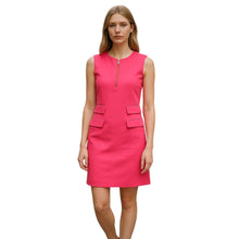 Load image into Gallery viewer, Tory Burch Courtney Dress Pink Poppy Red Medium