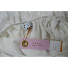 Load image into Gallery viewer, Tanya Taylor Bekah Ivory Maxi Dress Cross Tie Back 8