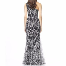 Load image into Gallery viewer, David Meister One Shoulder Gown Maxi Dress 2