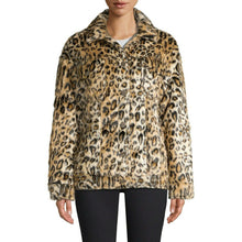 Load image into Gallery viewer, Apparis Lauren Faux Fur Leopard Jacket XS