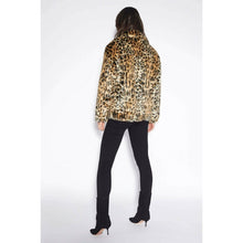 Load image into Gallery viewer, Apparis Lauren Faux Fur Leopard Jacket XS