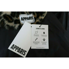Load image into Gallery viewer, Apparis Lauren Faux Fur Leopard Jacket XS