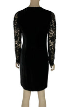 Load image into Gallery viewer, Elie Tahari Blakely Black Velvet Dress 4