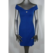 Load image into Gallery viewer, Black Halo Riya Blue Off The Shoulder Cutout Dress 0