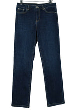 Load image into Gallery viewer, Maje Dark Wash Jeans 5 Pocket Pocket Logo Pants 36 4