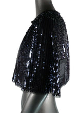 Load image into Gallery viewer, Needle & Thread Scarlett Sequin Cape Medium / Large