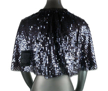 Load image into Gallery viewer, Needle & Thread Scarlett Sequin Cape Medium / Large