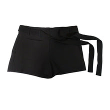 Load image into Gallery viewer, Helmut Lang Black Sash Tie Shorts 0