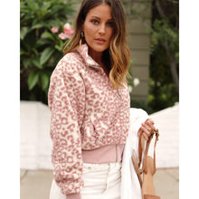 Load image into Gallery viewer, L*Space Pink Animal Print Zip Jacket XL