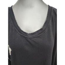 Load image into Gallery viewer, MAGNOLIA PEARL Oversized Tunic Top Shirt Black Moon Stars Applique Boho OS
