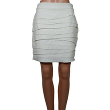 Load image into Gallery viewer, ADAM LIPPES NWT Skirt 4 Off White Ivory Cotton Mini New
