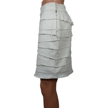 Load image into Gallery viewer, ADAM LIPPES NWT Skirt 4 Off White Ivory Cotton Mini New
