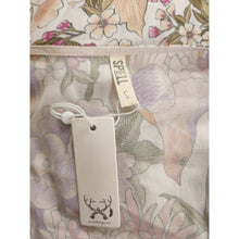 Load image into Gallery viewer, SPELL Wrap Dress Small Floral Birds Mini NWT Spring Summer
