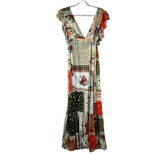 Load image into Gallery viewer, AGUA BENDITA NWT Maxi Dress Coverup Medium Emilia Long Ruffle Cover Beach New

