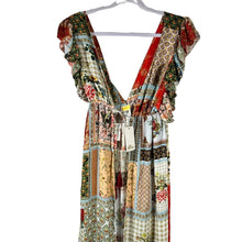 Load image into Gallery viewer, AGUA BENDITA NWT Maxi Dress Coverup Medium Emilia Long Ruffle Cover Beach New
