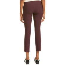 Load image into Gallery viewer, Vince Stitch Front Seam Pant in Black Plum XXS
