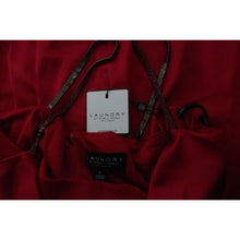 Load image into Gallery viewer, Laundry by Shelli Segal Red Jewel Strap Satin Gown 12
