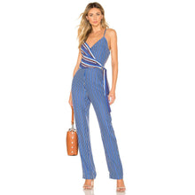 Load image into Gallery viewer, Rag &amp; Bone Felix Blue Silk Jumpsuit 00
