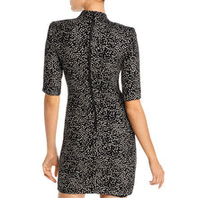Load image into Gallery viewer, Alice + Olivia Inka Black Silver Glitter Dress 0
