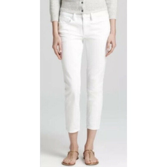 Tory Burch Sadie Cropped Straight Leg Jeans 25