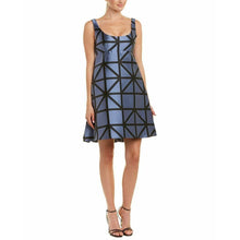 Load image into Gallery viewer, Milly Roxanne Blue Black Dress 2
