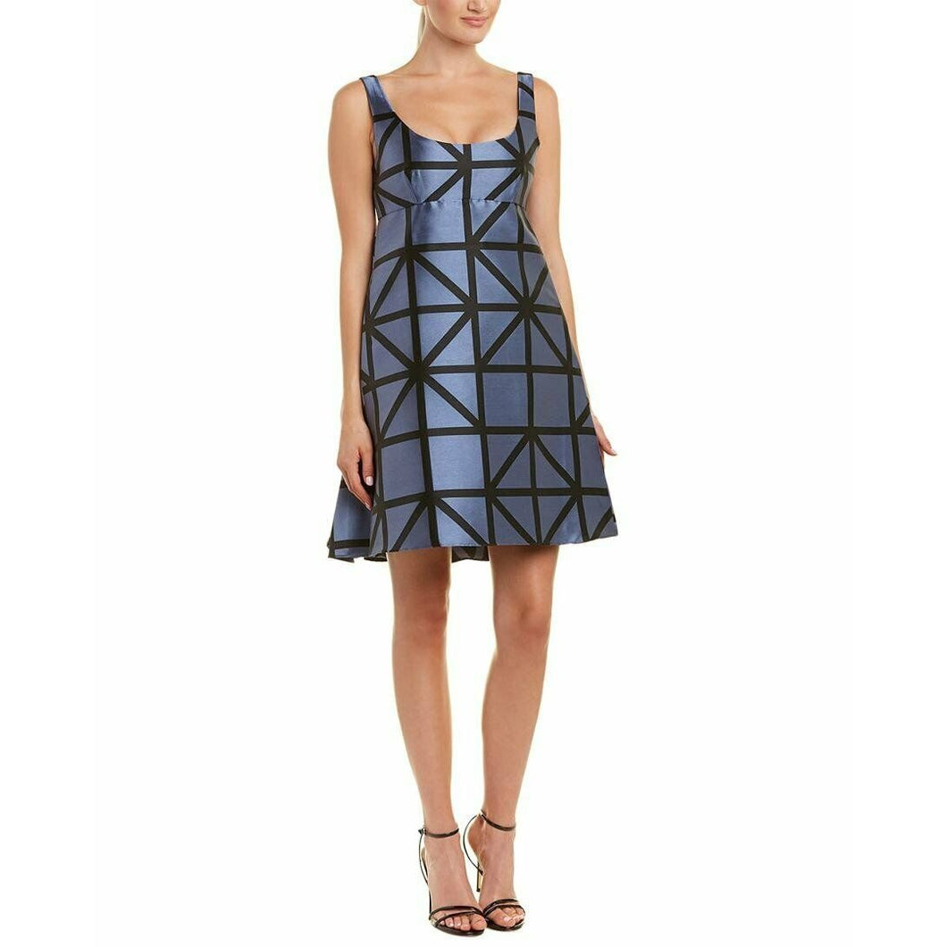 Milly Roxanne Blue Black Dress 2