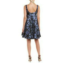 Load image into Gallery viewer, Milly Roxanne Blue Black Dress 2
