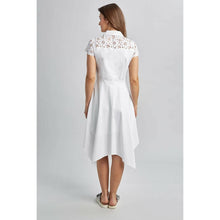 Load image into Gallery viewer, Elie Tahari Jane White Eyelet Dress 2
