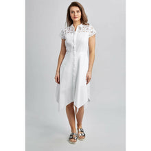 Load image into Gallery viewer, Elie Tahari Jane White Eyelet Dress 2
