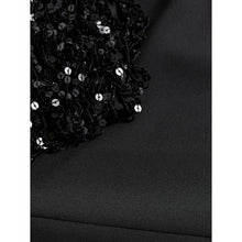 Load image into Gallery viewer, Kate Spade New York Black Sequin Fringe Dress 00
