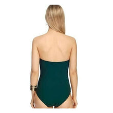 Load image into Gallery viewer, Jets by Jessika Allen Green Bandeau 1 pc. Swimsuit 8
