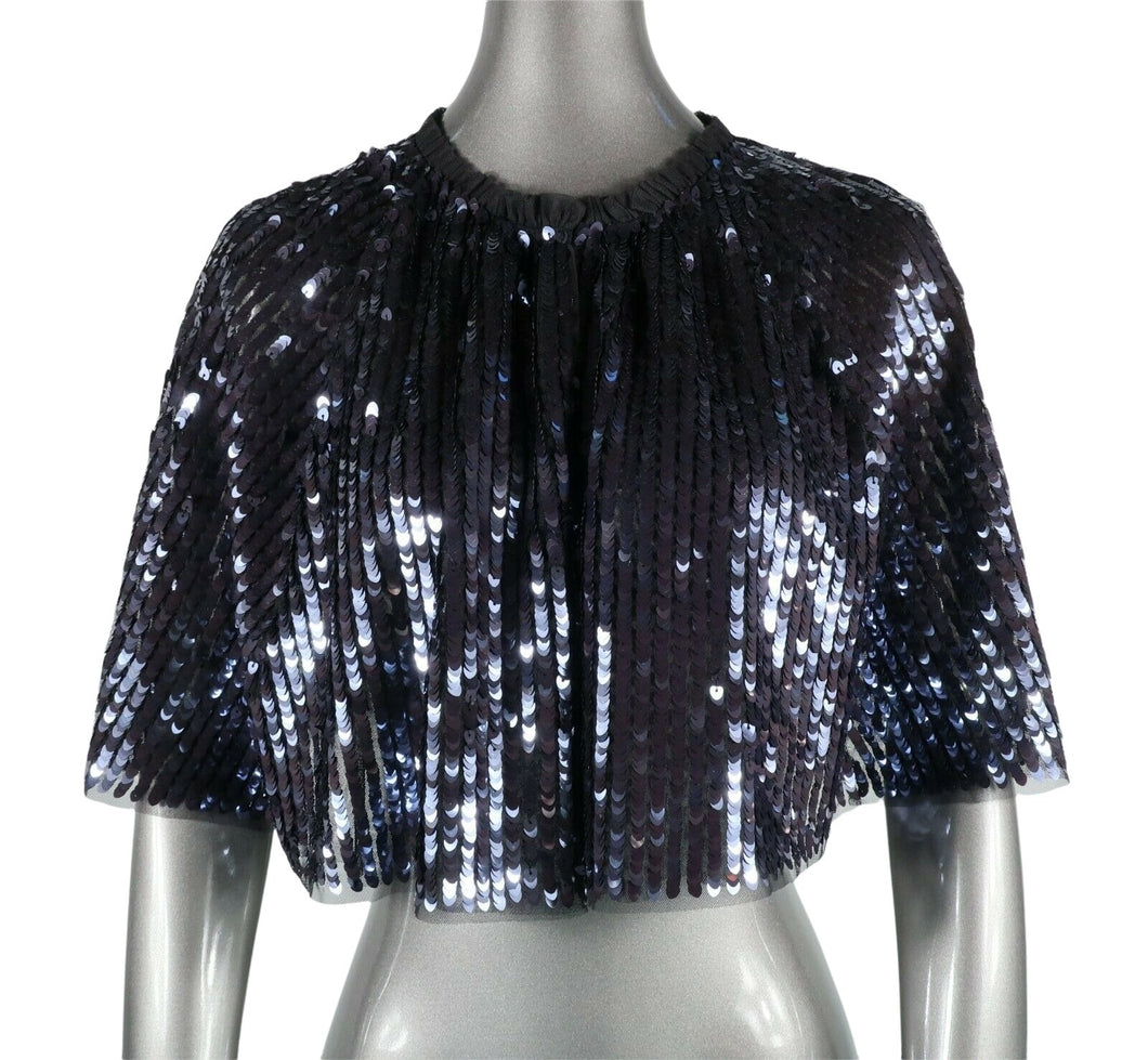 Needle & Thread Scarlett Sequin Cape Medium / Large