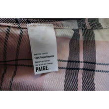 Load image into Gallery viewer, Paige Pink Plaid Button Shirt Top Small

