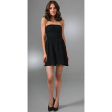 Load image into Gallery viewer, Theory Georgette Frederica Black Silk Dress 4
